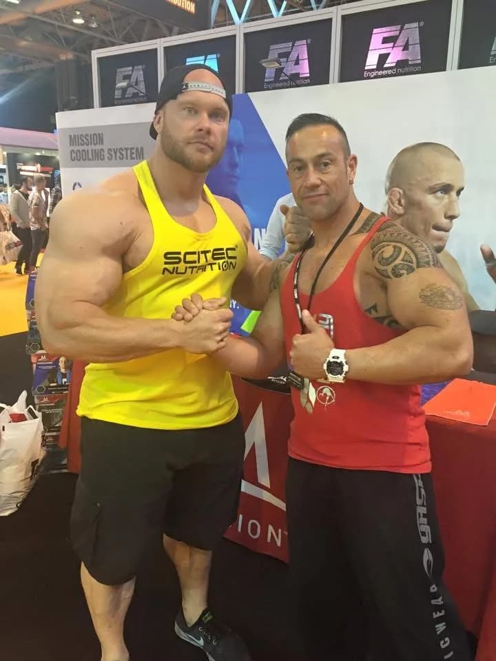 Andy Torres with Ben Pakulski