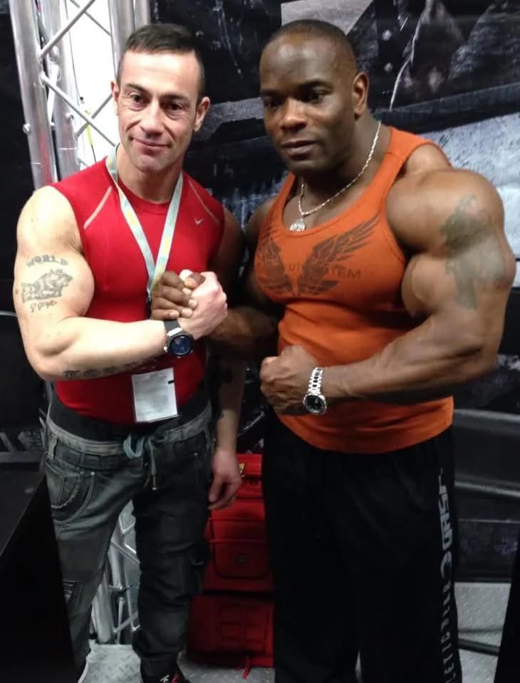 Andy Torres with Johnnie Jackson