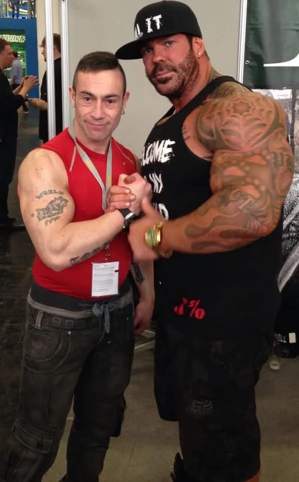 Andy Torres with Rich Piana