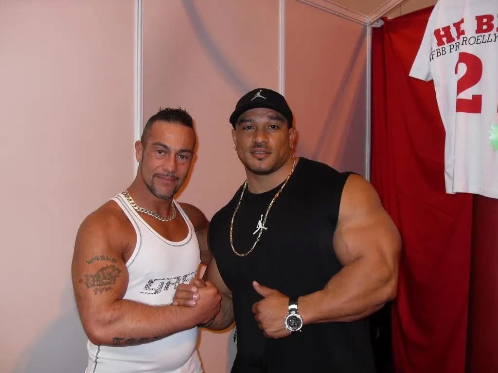 Andy Torres with Roelly Winklaar